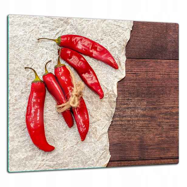 Skleněná Ochranná Deska Panel Lepidlo 65x60 Paprika
