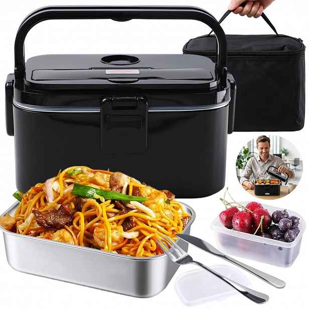 Elektrický Obědový Box Nádoba Ohřívač Oběda Do Kanceláře Auta Tira 1,8 L