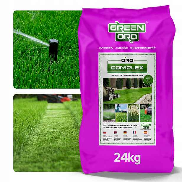Hnojivo na Trávy Regenerační letní podzimní trávník Oro Complex 24 kg