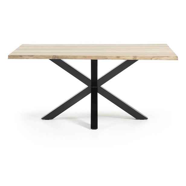 Jídelní stůl s deskou v dubovém dekoru 90x160 cm Argo – Kave Home