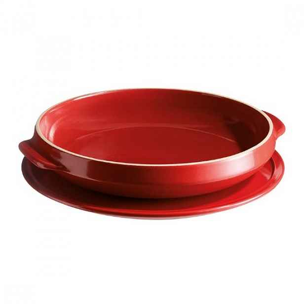 Sada Tarte Tatin, keramika, 28 cm, Burgundy - Emile Henry