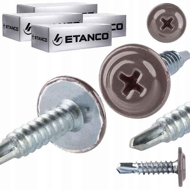 Samovrtné podložky 4,2 x 19 mm Ral 9007 1000 ks Etanco Gm-b
