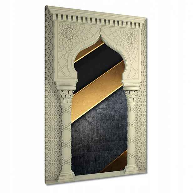 Obrazy 60x90 Zlaté pruhy