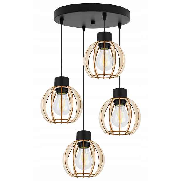 Závěsná Lampa Stropní Lustr Dřevěná, Moderní, Boho, Do Kuchyně