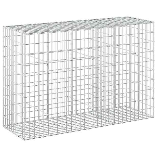 vidaXL Gabion s drátem 3,5 mm a síťkou 5x10 cm 150x50x100 cm