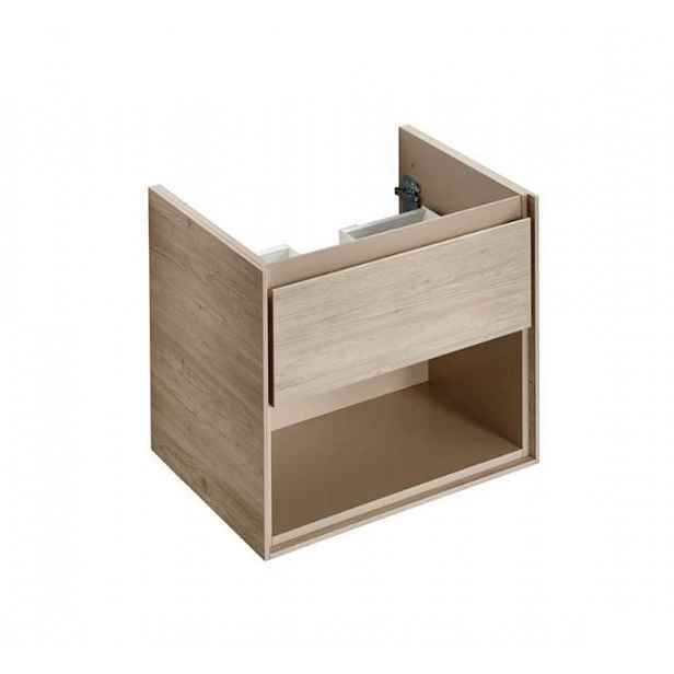 Ideal Standard Connect Air - Skříňka pod umyvadlo, 60x44x52 cm, dekor světlé dřevo/světlá hnědá mat E0826UK