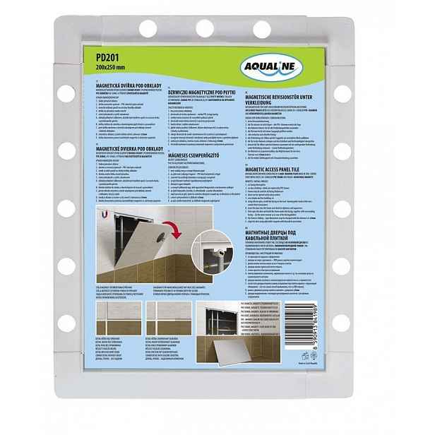 Magnetická dvířka pod obklady 300x600 (PD408) /sm/