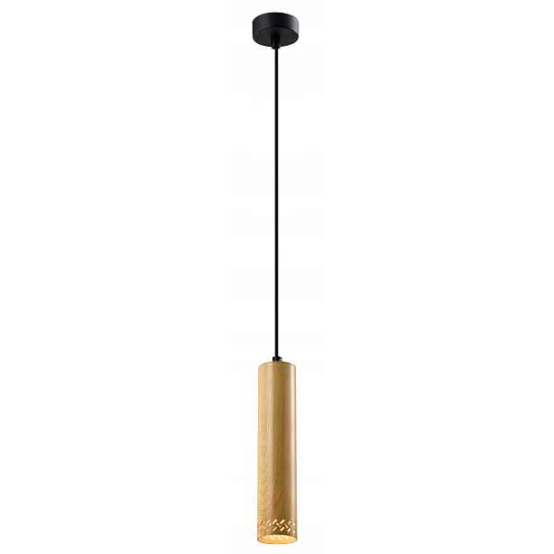 Závěsné Stropní Svítidlo do kuchyně obývacího pokoje 25W GU10 Tubo Černá Klosz 25CM