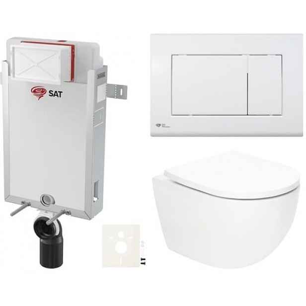 Závěsný wc set k zazdění SAT Fusion SIKOSZTORFU20