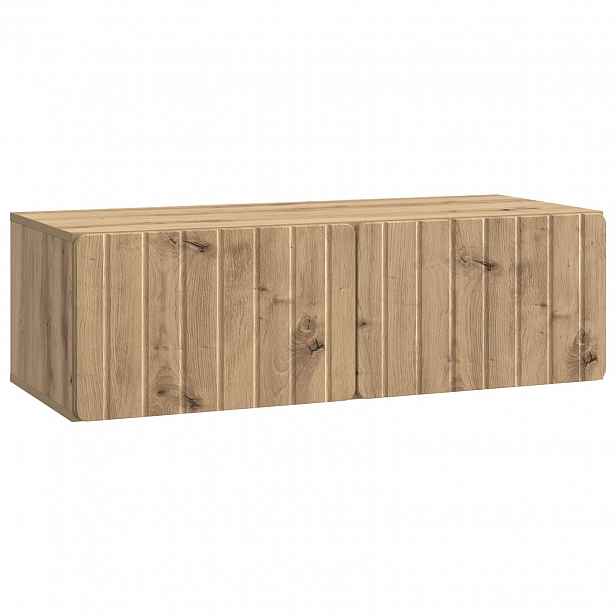 vidaXL Nástěnná TV skříň 98 x 41 x 30 cm Dub artisan Kompozitní dřevo