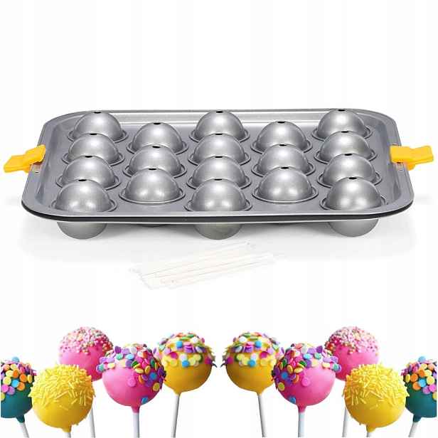Forma na pečení CakePops tyčinky 18 kusů sada na výrobu lízátek