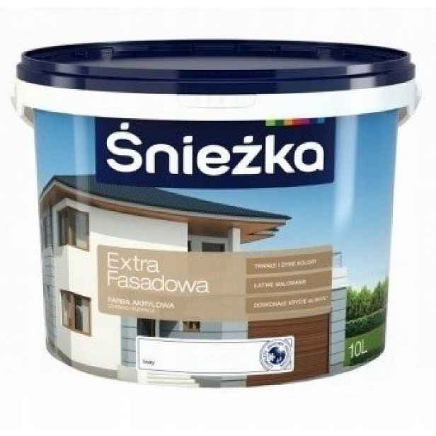 Śnieżka extra fasádní bílý 10 l