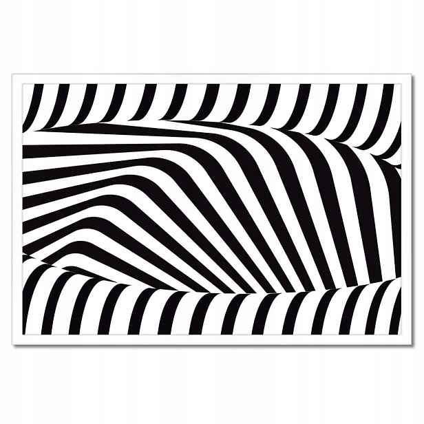 Plakáty v rámu 60x40 Abstrackja černobílá