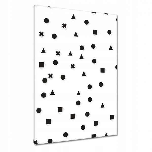 Obrazy 70x100 Černobílá geometrie