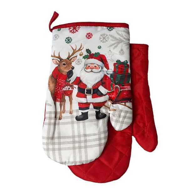 PROHOME - Chňapka s magnetem SANTA a SOB 2ks