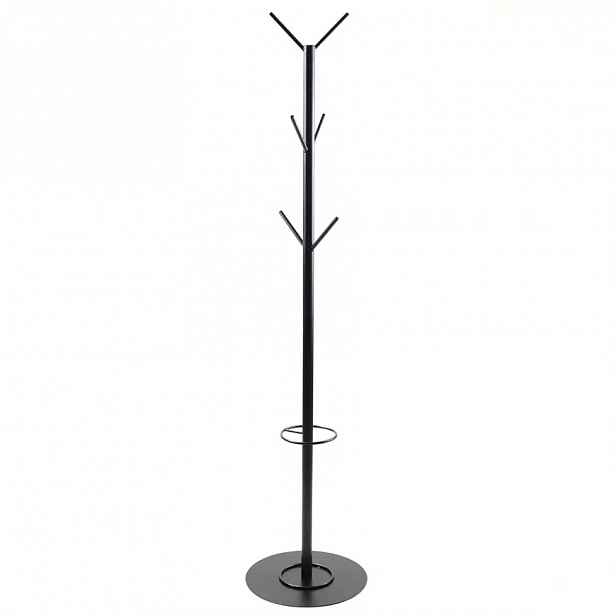 Věšák stojací kovový Loft černá 06-06 180x40