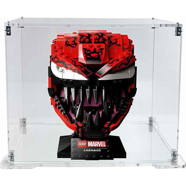 Vitrína s podstavcem Drewlandia pro stavebnici Lego 76199 Marvel Carnage