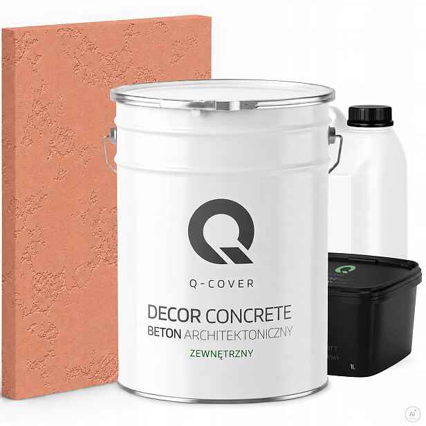 Vnější Architektonický Beton Set Pudrová Růžová F315 19 kg Komplet 10 m2