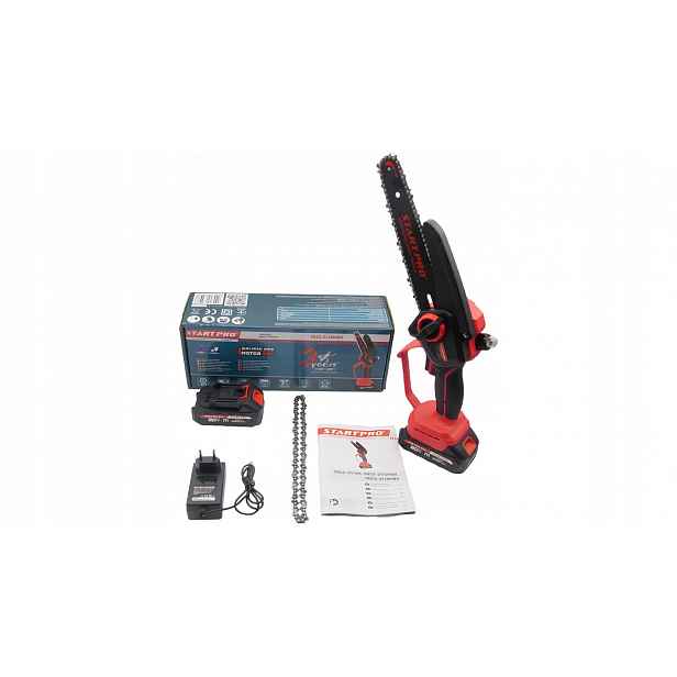 Aku Řetězová Pila Mini Pilka StartPro Brushless; 8 palců; 2xAKU