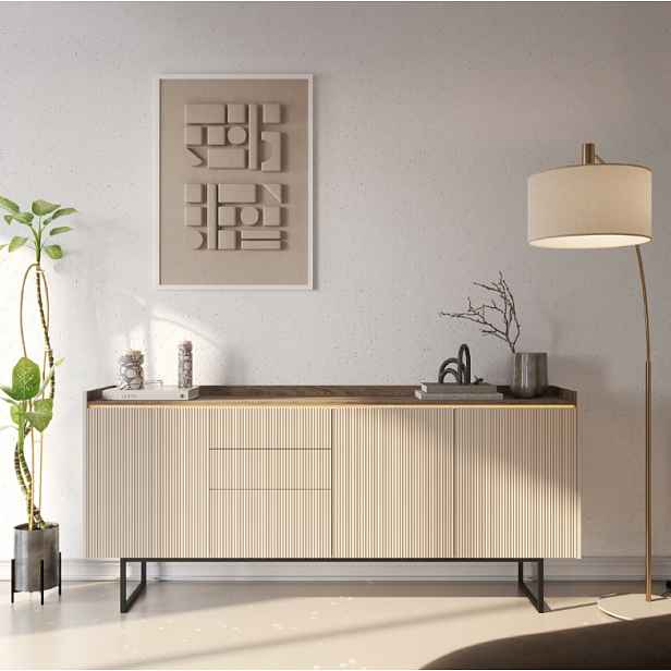 Dig-net nábytek Komoda GALO LG-04 s LED osvětlením
