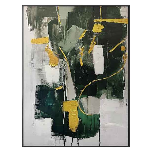 Obraz s ručně malovanými prvky s rámem/na plátně 70x100 cm For – Styler