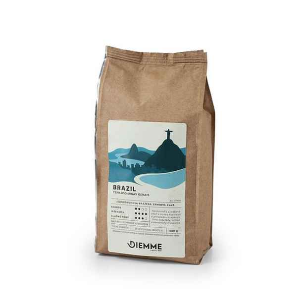 Zrnková káva Brazil CAFFE DIEMME 500 g