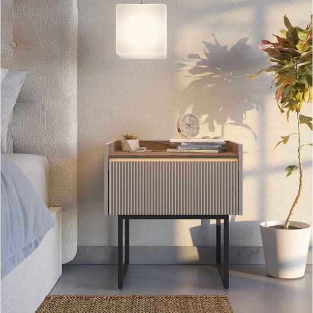Dig-net nábytek Noční stolek GALO LG-08 s LED osvětlením