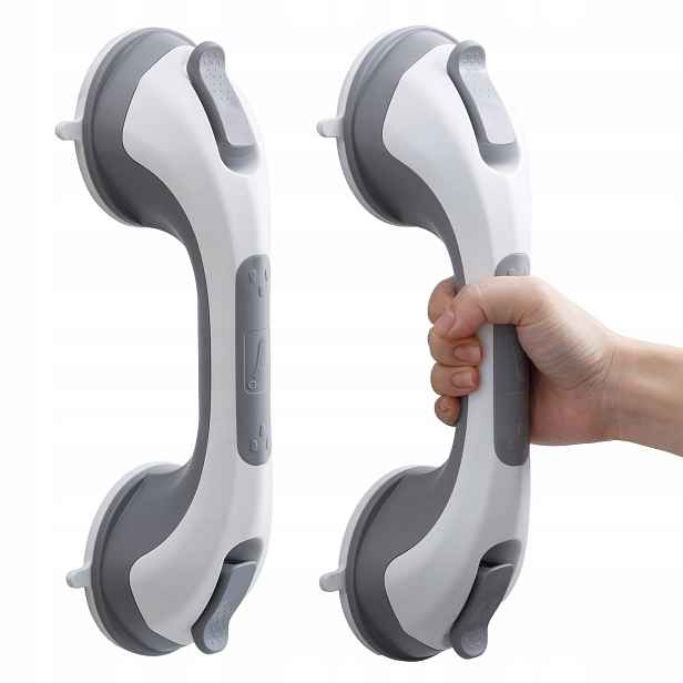 Sací madlo Taili do koupelny 31 cm 110 kg šedé 2ks