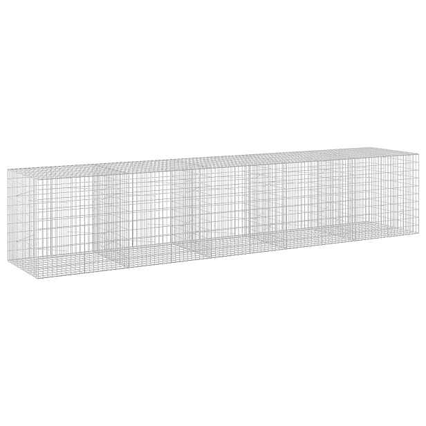 vidaXL Gabion s drátem 3,5 mm a síťkou 5x10 cm 500x100x100 cm