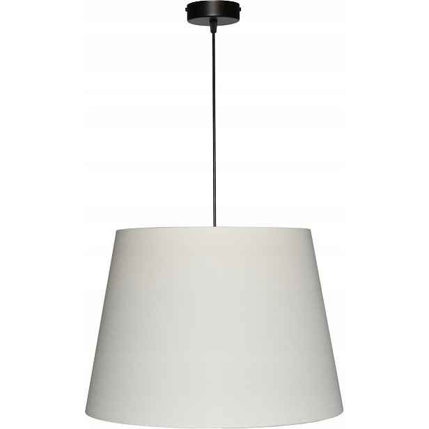 Závěsná lampa Převis Lustr E27 Krémové stínidlo Kužel 30x40 h28 Mirano