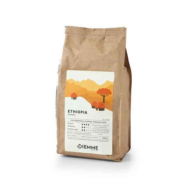 Zrnková káva Ethiopia CAFFE DIEMME 500 g