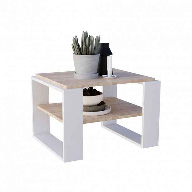 CraftPAK KONZOLOVÝ STOLEK z dřevotřísky, obdélníkový, stabilní, dub Sonoma 44/54/63 cm