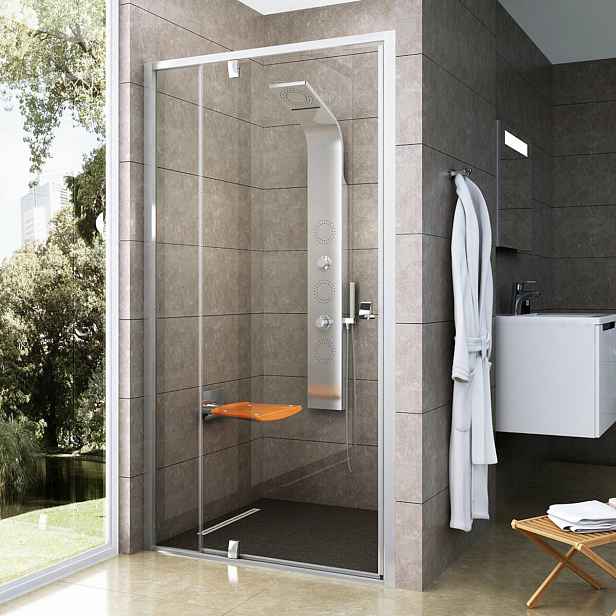 Sprchové dveře 100x190 cm Ravak Pivot chrom lesklý 03GA0C00Z1