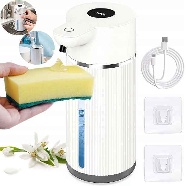 Bezdotykový Dávkovač Pěnového Mýdla Automatický Na Zeď Usb Dispenser