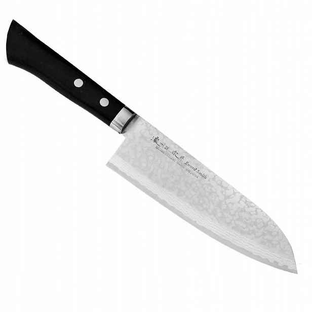 Satake Unique Sai VG-10 Japonský Nůž Santoku na Zeleniny 60 Hrc 17 cm