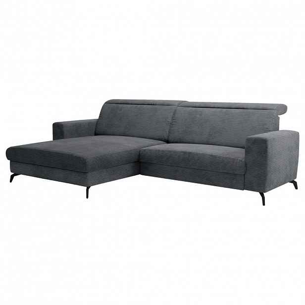 Sit & More ROHOVÁ SEDAČKA, textil, šedá
