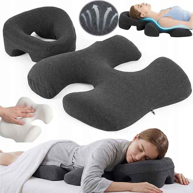 Ergonimický Polštář Z Paměťové Pěny Ortopedický Na Krční Bolesti