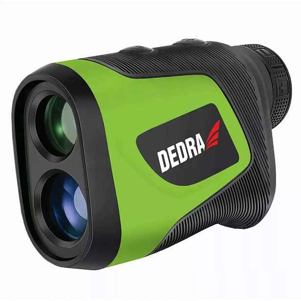 Laserový dálkoměr 1000 m, monokulární, přesnost měření: +/-1 mm/10 m Dedra