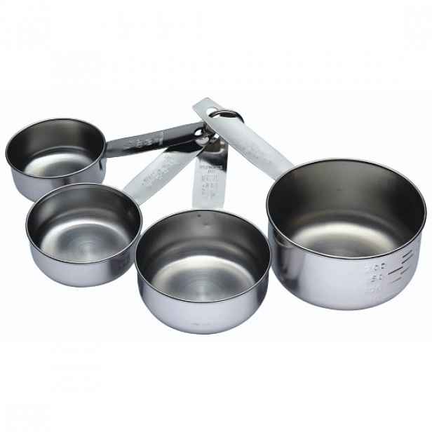 Sada 4 lžic na odměřování surovin, nerez - Kitchen Craft