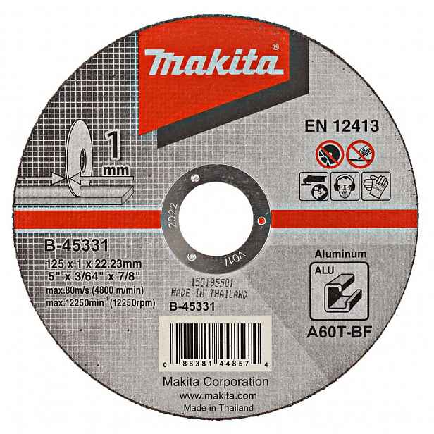 Makita - Řezný kotouč na hliník 125x22,2 mm B-45331