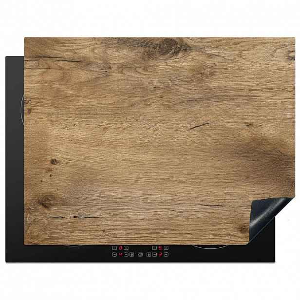 MuchoWow KRYT NA INDUKČNÍ DESKU Dřevo - hnědé - vzhled dřeva 77x59 cm