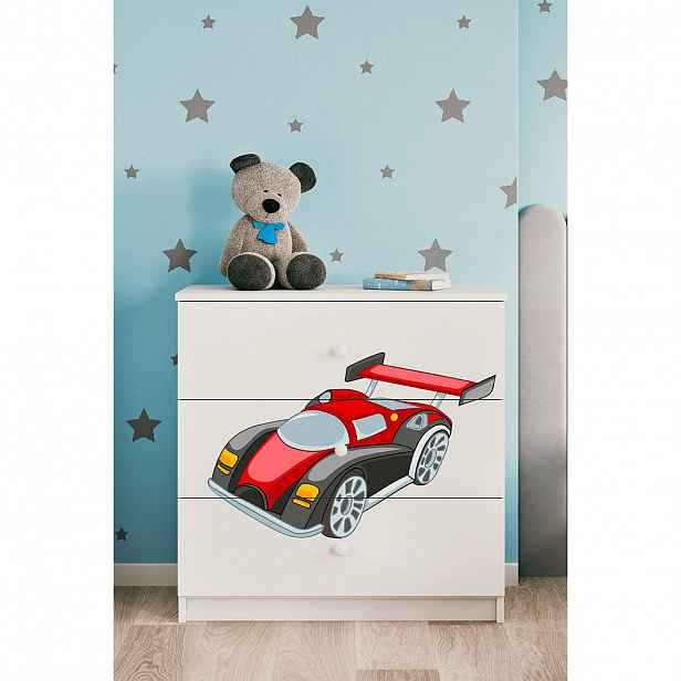 Petits-meubles KOMODA Babydreams Závodní auto 81/81/41