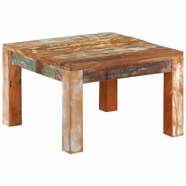 vidaXL Konferenční stolek 55 x 55 x 35 cm masivní recyklované dřevo