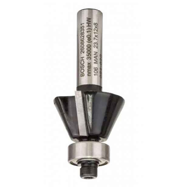 Bosch - Frézovací bit na dřevo, fazetovací, 23,7x54 mm 2608628351