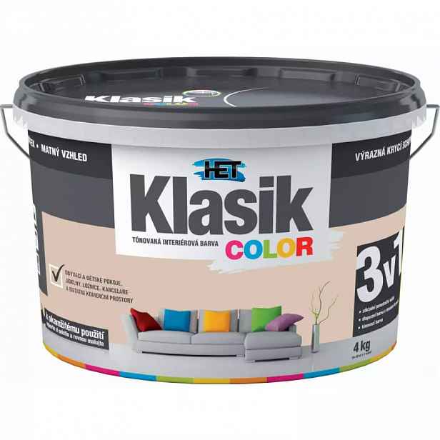 Het Klasik Color 0238 béžový muškátový 4kg