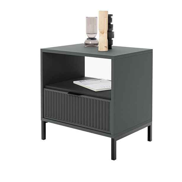 Idohome NOČNÍ STOLEK WAVE 54/40/55 cm, zelený