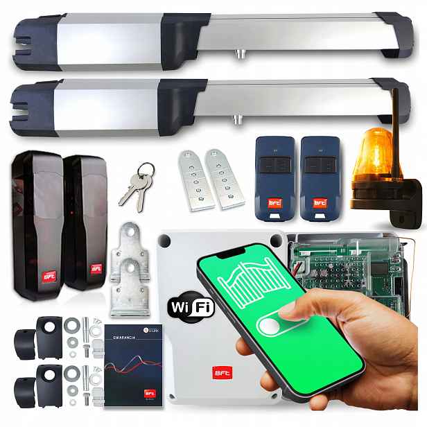 Pohon pro dvoukřídlou bránu Bft Phobos B40 A40 Thalia Duo Wifi+ ovladače x2