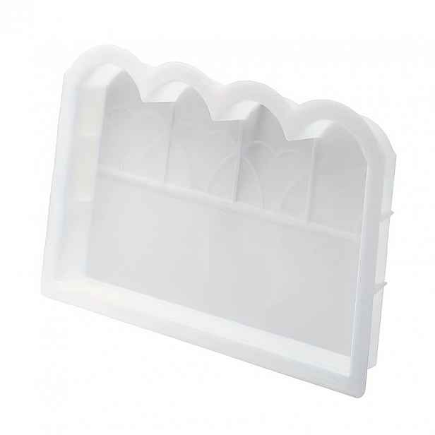 TEMU Forma na lití betonu s 72hodinovým vytvrzením, krytka sloupku plotu 30x5cm pro terasu a zahradu, odolný design bez nutnosti nářadí