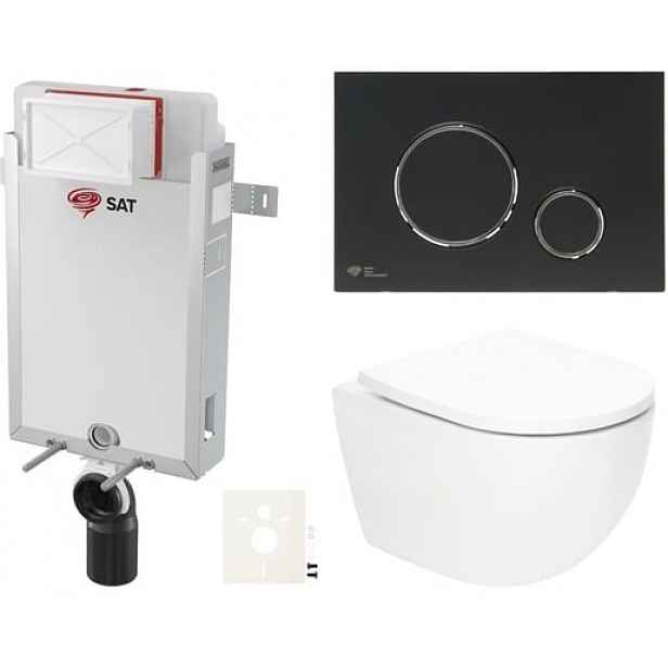 Závěsný wc set k zazdění SAT Fusion SIKOSZTORFU78