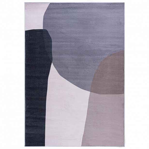 Mazovia KOBEREC béžový šedý geometrický - 120 x 170 cm